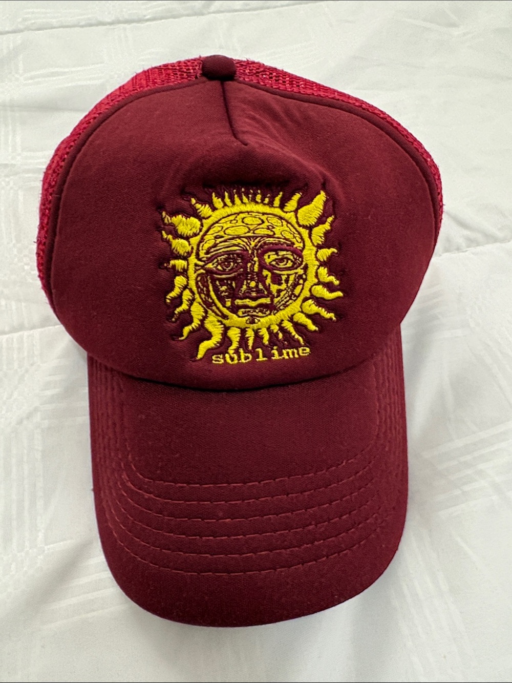 Sublime Sun Logo Mesh Snap Back Trucker Hat
